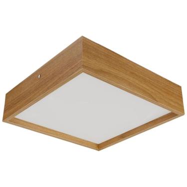 Imagem de Plafon Madeira Bonadri Quadrado 10X25Cm Madeira Freijó