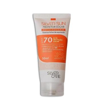 Imagem de Protetor Solar Facial FPS 70 Silver Care Medio 2.0 50ml