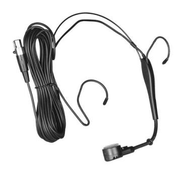 Imagem de Microfone Com Fio Headset Cardioide Preto Com Mini Xlr 4 Pinos SK-MH70