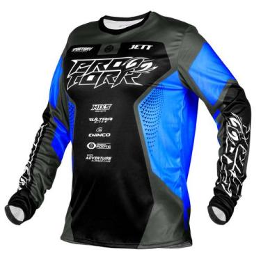 Imagem de Camisa Adulto Motocross Pro Tork Hero 2026 Em poliéster de Gola Redond