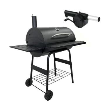 Imagem de Kit Churrasqueira Milão com Soprador Manual - Loja do churrasqueiro