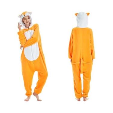 Imagem de Pijamas Unissex Para Adultos Kigurumi De Unicórnio, Fantasia De Animal