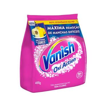 Imagem de Tira Manchas em Pó Oxi Action Roupas Coloridas Refil Vanish 400g, 400g