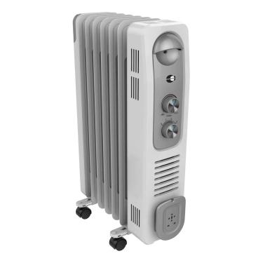 Imagem de Aquecedor A Oleo 1500w 220v Essential Equation Branco E Cinza/preto 127v