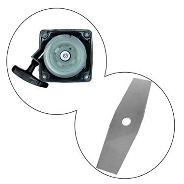 Imagem de Corda de Partida Modelo Novo + Lamina de Corte Facão para Roçadeira