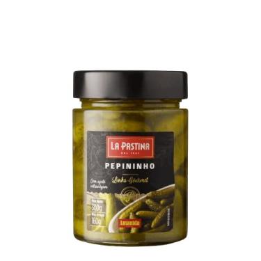 Imagem de Pepininhos La Pastina com Azeite de Oliva Peso Drenado 160g