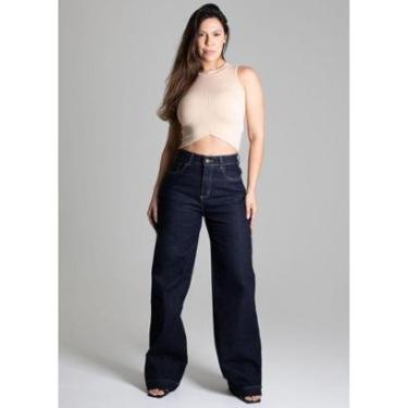Imagem de Calça Jeans Sawary Wide Leg - 276266 - IND. 44-Feminino