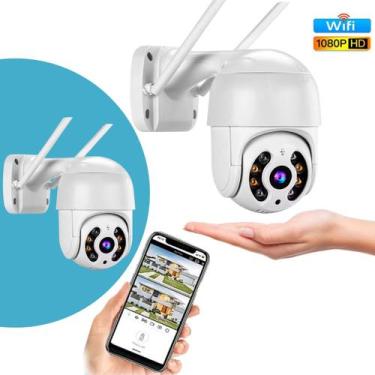 Imagem de Camera Monitoramento À Prova Dágua Ip Wifi A8 Segurança Casa Empresa U