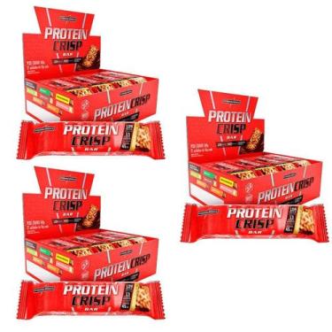 Imagem de Kit 3 Protein Crisp Bar - 12 Unidades 45g Trufa de Avelã - IntegralMéd