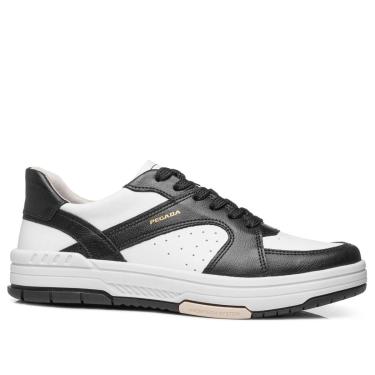 Imagem de Tênis Pegada Feminino em Couro Branco 212610-04-Feminino