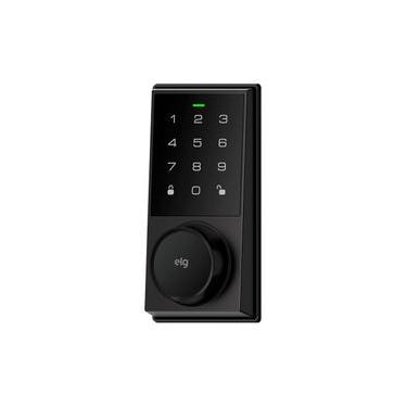 Imagem de Fechadura Digital Smart Lock, Senha Numérica Touchscreen, IP54, Até 50 Usuários, Preto, SCFD100PR, ELG