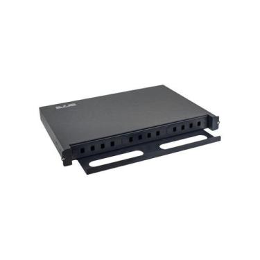 Imagem de Caixa Dio 19" Evus Ev-dio12 12fo para Rack Preta