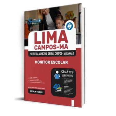 Imagem de Apostila Prefeitura de Lima Campos-MA - Monitor Escolar - Editora Solu