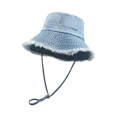 Imagem de Chapéu De Praia Dobrável Com Franjas Para Mulheres, Proteção Solar, Co
