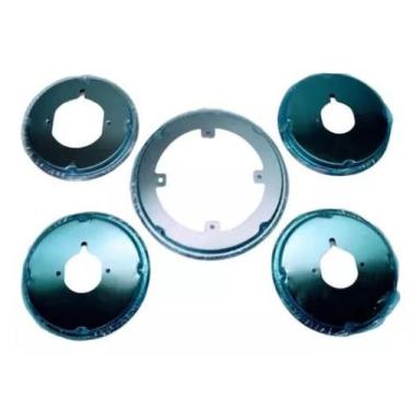 Imagem de Kit Tampa Dos Bicos Suporte De Inox P/ Fogão Cooktop Fischer