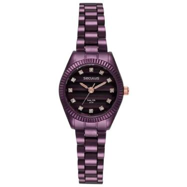 Imagem de Relógio Seculus 77362LPSVFA2 Feminino 24 mm Aço Inox-Feminino