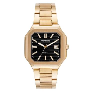 Imagem de Relógio Mondaine 32945GPMVDE1 Quadrado Dourado-Masculino
