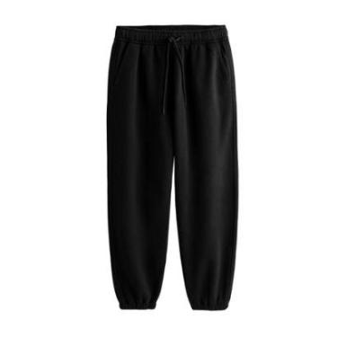 Imagem de Calça Jogger Masculina em Moletom Flanelado Casual com Bolsos Funcionais-Masculino