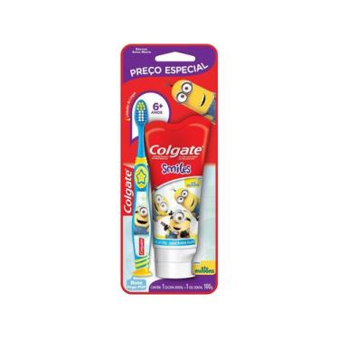 Imagem de Escova de Dente Infantil Colgate Smiles com Creme Dental 100g
