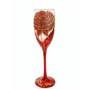Imagem de Taça Pomba Gira Vermelha Champanhe Barone Nadir 190 ml - Lua Mística O