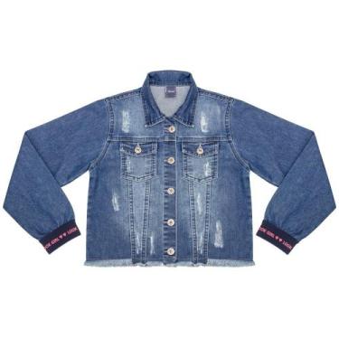 Imagem de Jaqueta Juvenil Look Jeans Cropped Jeans, 8