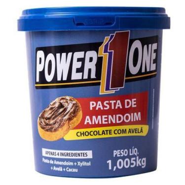 Imagem de Pasta de Amendoim Chocolate com Avelã - 1,005kg - Power1One