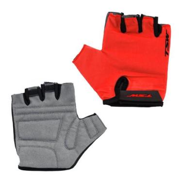 Imagem de Luva para ciclismo meio dedo curto TSW Combat mod. 01, Vermelho, GG