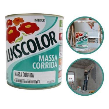 Imagem de Massa Corrida Pva Lukscolor 5,6kg Nivela E Corrige