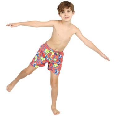 Imagem de Short Infantil Menino Bruno Estampado Patrulha Colorida Siri, 6