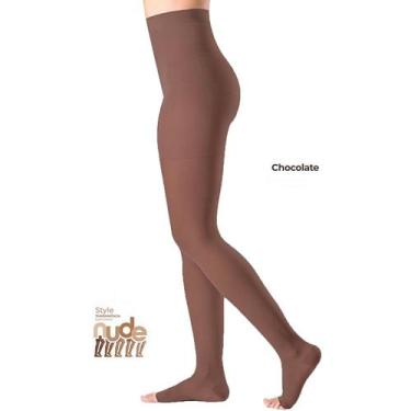 Imagem de Meia-Calça Ever Sheer 20-30mmHg Aberta Chocolate M3 - Sigvaris