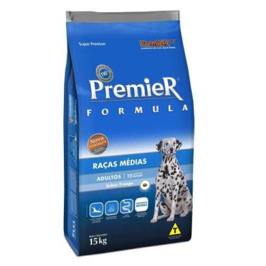Imagem de Ração Premier Fórmula Cães Adultos Raças Médias Frango 20kg - PREMIER 