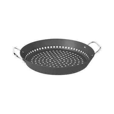 Imagem de Grelha Tramontina Churrasco 30cm Alumínio Revestimento Anodizado Grafite Legumes