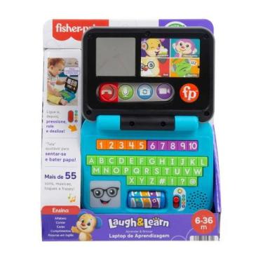 Imagem de Fisher-price brinquedo p/bebes laptop de aprendizagem hgw98