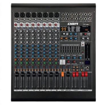 Imagem de Mesa de som DBR DM8 USB - 8 Canais