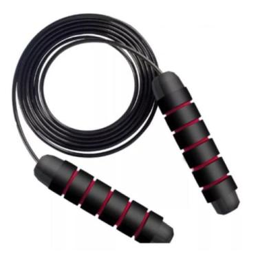 Imagem de Corda De Pular Cross Profissional Ajustável Speed - Sky Ball, Preto, V