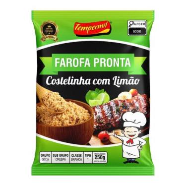 Imagem de Farofa de Mandioca Temperada Costelinha Com Limão 250g - Tempermil