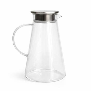Imagem de Jarra de Vidro Borossilicato 1,8L Com Tampa Inox - - RIO MASTER, Trans