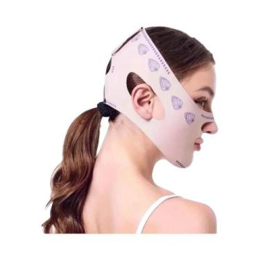 Imagem de Faixa Facial V-Lift Para Emagrecimento, Redutor De Queixo Noturno, Tre