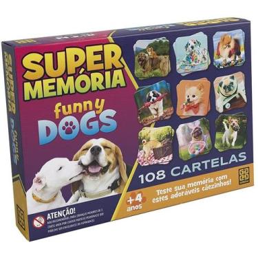 Imagem de Jogo Supermemória Funny Dogs - Grow