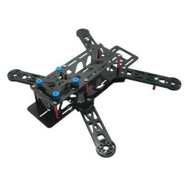 Imagem de Kit Frame Quadricoptero Carbono 250 Vermelho E-Max Drone RC