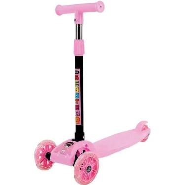 Imagem de Patinete Rosa C/LUZ Dobravel - Toy MIX