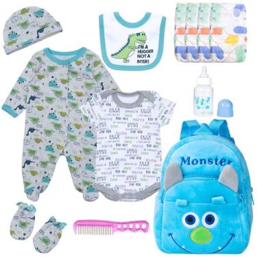 Imagem de Conjunto de roupas para bonecas Reborn de 17 a 22 polegadas com acessó