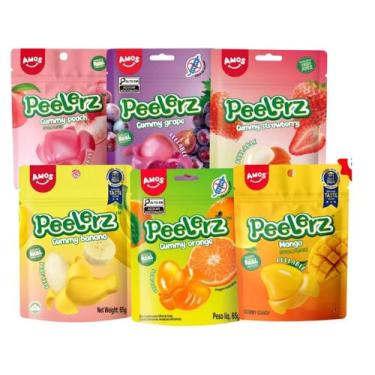 Imagem de Bala Descascável 3D Peelerz Gummy Sabores 6 Unid - Amos