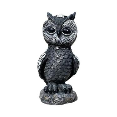 Imagem de Ornamento De Resina Gato Mágico De Halloween, Escultura De Animal Para