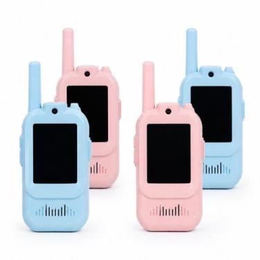 Imagem de Walkie Talkie Infantil com Camera Frontal Tela Video Chamada Comunicaç