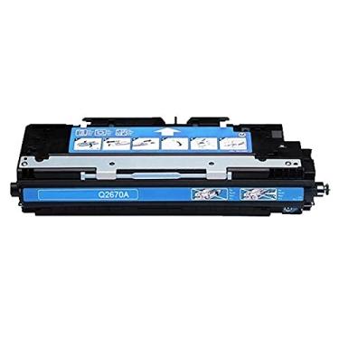 Imagem de AXAX Cartucho de toner de substituição para HP Q2670A Q2671A Q2672A Q2673A compatível com impressoras HP Colour Laserjet 3500 3550 3700 Color Series, ecológico ciano