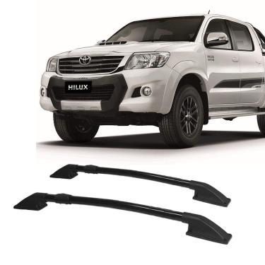 Imagem de Rack de Teto Bagageiro Hilux 2005 A 2013 2014 2015 Preto