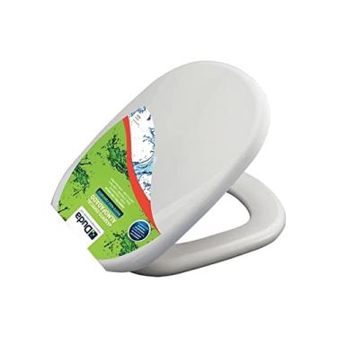 Imagem de Assento Sanitário Tampa Vaso Almofadado Retangular Branco