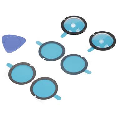 Imagem de ASHATA Protetores de lente dupla, capa protetora de lente de câmera esportiva HD, protetores de lente dupla de alta dureza, alta transmitância, 3 pares de protetores de lente, para Insta360 ONE X2
