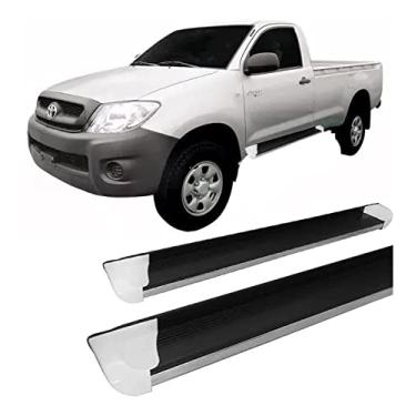 Imagem de Estribo lateral Hilux 2005 a 2015 personalizado Branco C/S